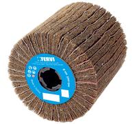 Roue abrasive pour satinage avec volets mixtes 100 x 100 mm grain 60