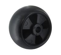 Roue anti-scalp adaptable GREENSTAR pour JOHN DEERE 737, 757 ZTRAK, Noir, Métal, 124 millimètres