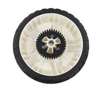 Roue arrière de 20,3 cm avec bande de roulement en caoutchouc et moyeu en plastique pour tondeuses à pousser Toro 22" y compris les modèles 20373 et 20374 (1 pièce)