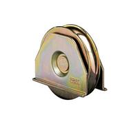 Roue portail coulissant 140 mm avec plaque de montage 332-140