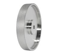 Roue CBN de 6 pouces, 1" de large, arbre 1/2", grain 320 | 6 pouces, 1" de large, arbre 1/2", CBN, grain 320, diamant, affûtage HSS