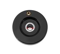 Roue circulaire noire à trois rayons, Poignée de volant à rayons, Machine-outil nervurée, tour, fraisage, poignée rotative, plusieurs tailles(10x63mm)