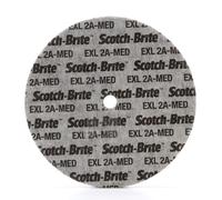 Roue compressée Scotch-Brite EXL XL-UW, 76 mm x 6.35 mm x 6.35 mm, 2A Med