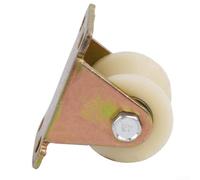 Roue coulissante avec base en acier galvanisé antirouille 30 mm V-30 mm | Base en acier robuste, finition galvanisée, antirouille, supporte des charges lourdes, idéal pour les armoires
