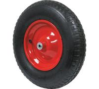 Roue de brouette gonflable 400x100mm alésage 12mm moyeu 98mm 150kg - 26317