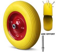 Roue de Brouette Increvable 3.50-8 260Kg + Axe Ø 20mm