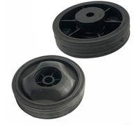 Roue de compresseur d'air en plastique épais 115 x 28 x 13 mm | Lot de 4 roulettes de compresseur d'air 115 x 28 x 13 mm en plastique épais absorbant les chocs pour pompe