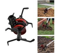 Roue de cultivateur à 6 dents pour jardin et pelouse, désherbeur