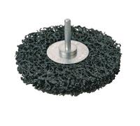 ROUE DE DECAPAGE SUR TIGE DISQUE ABRASIF 100 MM POUR PERCEUSE
