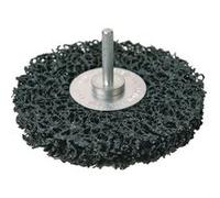roue de decapage sur tige disque abrasif 100 mm pour perceuse - Silverline G