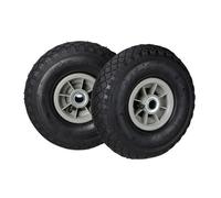 Relaxdays Lot de 4 roues de brouette 3.00-4
