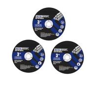 Roue de disque coupe 3 pouces | Lame de scie abrasive for meuleuse(3pcs cutting discs)