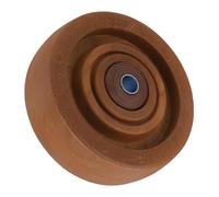 Roue de Four Pivotante Haute Température 3 Pouces en Nylon | Résistante à L’usure, Usage Intensif en Environnements Variés, Couleur Marron, Remplacement Robuste