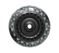 Roue de gril transparente de 15,2 cm et roulettes pivotantes, PP PVC | Matériau : 150 x 75 mm, roulettes directionnelles robustes de 3 mm d'épaisseur pour remplacement de chariot de barbecue