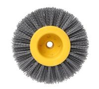 Roue de Polissage Brosse Abrasive 120 Nylon Rouge pour Meuleuse | Élimination Poussière Rouille, Haute Efficacité, Nettoyage en Usinage, pour Meuleuse Électrique et Suspendue