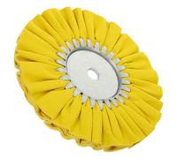 Roue de Polissage en Acier Inoxydable Jaune pour Métal et Laiton | Finition Professionnelle, Installation Simple, Usage Touret à Polir ou Meuleuse D’angle, pour Artisans