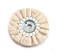Roue de polissage en coton de 12,7 cm pour polir diverses surfaces pour une finition lisse, 16 couches, centre en acier 3600 tr/min, compatible avec les composés de polissage 125 mm