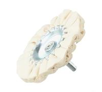 Roue de polissage en coton pour voies respiratoires 7,6 cm, 80 mm, serpillère de polissage en biais ouvert pour métal, acier inoxydable, bijoux, jantes de moto, tampon tampon monté sur perceuse