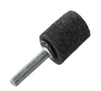 Roue de polissage en fibre de nylon grise de 20 mm avec tige de 6 mm pour outil rotatif, perceuse, métal, bois pour nettoyage et polissage de surface (20 mm)