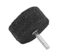 Roue de polissage en fibre de nylon grise de 20 mm avec tige de 6 mm pour outil rotatif, perceuse, métal, bois pour nettoyage et polissage de surface (50 mm)