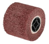 Roue de ponçage cylindrique pour machine à satiner 120 x 100 mm Grain 240 Vitesse de rotation max. 4000 tr/min DEDRA DED79331E Nylon non tissé Idéal pour travaux de précision Ponçage uniforme
