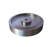 Roue de ponçage en diamant pour pierre en métal - Meule plate de 15 cm 150 mm x 25 x 12,7 mm - 80/180/240/600/800/1000 grains