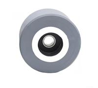 Roue de presse en caoutchouc avec roulement 48 x 8 x 25 mm pour machine à bander les bords, rouleau d'alimentation lisse pour travaux de travail du bois, pièce de rechange