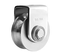 Roue de rail robuste en forme de U pour portail coulissant 16 mm de large