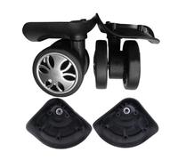 Roue de rechange A68 pivotante pour réparation de valise à roulettes robuste gauche et droite, Noir , One Size, Classique