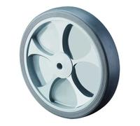 Roue de rechange - BS Rollen - Diamètre 200 mm - Capacité 220 kg - Sans axe