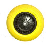 Roue de rechange FORT | Roue Flex Pro 400x100 mm Brouette Brouette de jardin Brouette de chantier