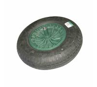 Roue de secours 400x100 en plastique avec axe long 190mm