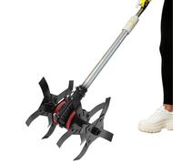 Roue de sol à dents de culture - Roue de fraisage haute performance - 26 cm | Cultivateur et hachette pour vergers, jardins de thé, pépinière et agriculture, convient pour barre en aluminium de 2,6 cm