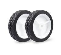 Roue de Tondeuse Universelle Ø125 mm - Roue de Remplacement avec Axe 12,8 mm - Compatible Tondeuse Électrique et Thermique - Pièce Détachée Robuste et Facile à Installer