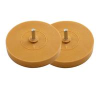 ROUE, DISQUE CAOUTCHOUC GOMME POUR ELIMINER LES ADHESIFS (LOT DE 2)