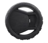 Roue droite de rechange pour nettoyeur haute pression Karcher 5.515-298.0 K2 K3 - Noir - Longue durée - Fonctionnement silencieux - Installation facile - Adaptation au sol - Montage sans couture (1