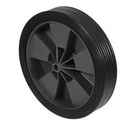 Roue en Caoutchouc de Rechange pour Chariot de Barbecue Extérieur | Construction Solide en Caoutchouc et Plastique, Déplacement Facile, Adaptée aux Grils à Charbon, Pique-niques et Repas