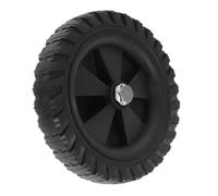Roue en Caoutchouc Noir 6,5 Pouces pour Compresseur à Air mobile | Composant Remplaçable, Déplacement Silencieux, Support de Charges Lourdes, Usage Atelier, Bricolage et Chariot Professionnel