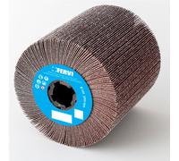 Roue en toile abrasive pour satinage 100 x 100 mm grain 40