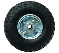 Roue gonflable 10 métal alésage 16 mm Ø 260 x 85mm WERKA PRO Alésage 16mm Alésage 16mm
