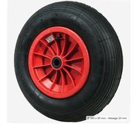Roue gonflable 15'' 385x95 Alésage 20mm WERKA PRO