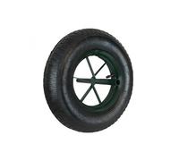 Roue gonflable pour brouette 36.5 x 8 cm - Axe 20 mm -