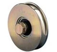 Roue gorge ronde 1 roulement 120mm R20 - COMUNELLO - 310-120 Noir G