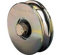 Roue gorge ronde 2 roulements 120mm R20 - COMUNELLO - 315-120 Noir G