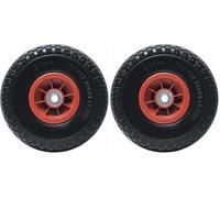 Roue increvable 10 260x75mm WERKA PRO Alésage 16mm (Lot de 2)