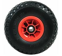 WERKA PRO Roue Increvable Diable 10'' Alésage 25 mm Ø260 x 75 mm Rouge