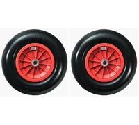 Roue increvable 15'' 385x75 WERKA PRO Alésage 25 mm (Lot de 2)
