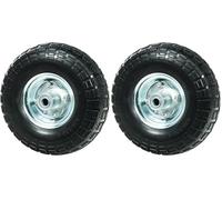 Roue increvable axe déporté 260 x 85mm WERKA PRO Alésage 16mm (Lot de 2)