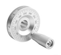 Roue manuelle de tour en alliage d'aluminium avec échelle gravée pour une précision durable dans les applications mécaniques et électriques 63 x 7 mm (12 mm)