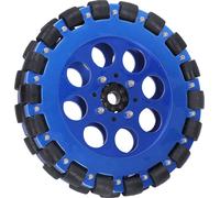 Roue Omnidirectionnelle 8in Moyeu en Alliage d'Aluminium Composant pour Robot Toy DIY(Dual Omni Wheel Combination) UM5604?0014?0203